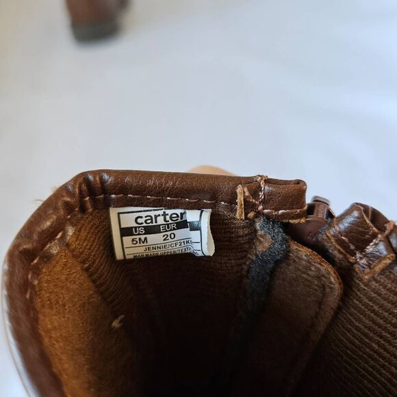 Carter's Toddler Girls Riding Boots in Brown Size 5 - Picture 5 of 5